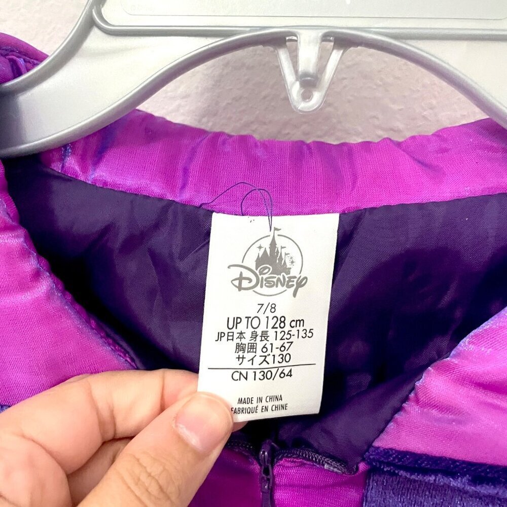 Disney Store Maleficient Dress Up Halloween Costume Purple Girls Size 7/8 - Picture 3 of 4